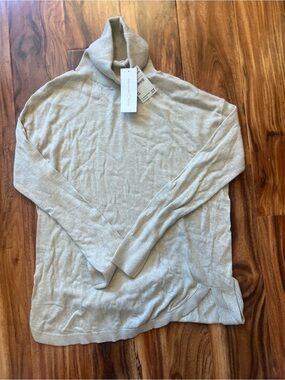 NWT Treasure & Bond Men's Beige Turtleneck Sweater